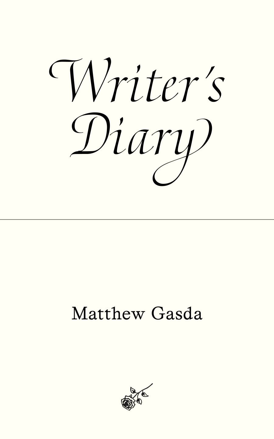 Writer’s Diary Writer’s Diary